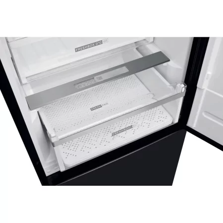 Kontrolsat - Whirlpool W9 931D KS Fridge Freezer (355L - Class D - Black)