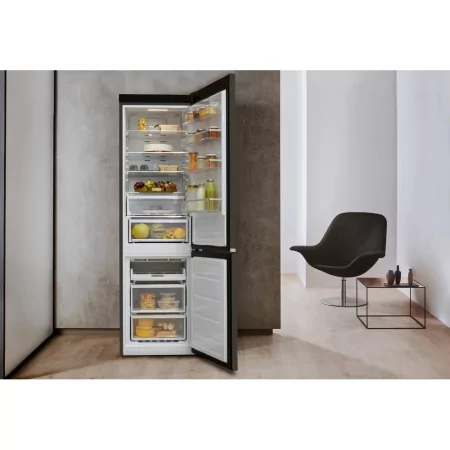 Kontrolsat - Whirlpool W9 931D KS Fridge Freezer (355L - Class D - Black)