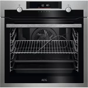 Kontrolsat - Forno Elétrico de Encastre AEG - Pirolítico - 3500W - 71L - A+ - Inox - BPE546360M