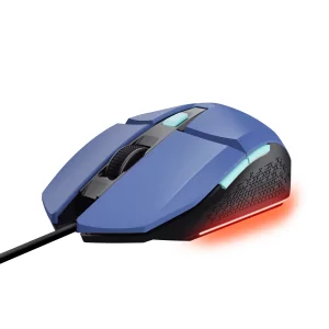 Kontrolsat - Trust Gaming Mouse - 6400 DPI - 60 IPS - RGB - Blue - GXT 109 FELOX
