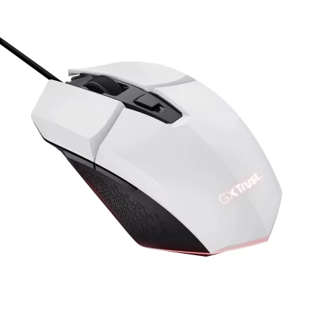 Kontrolsat - Trust Gaming Mouse - 6400 DPI - 60 IPS - RGB - White - GXT 109W FELOX