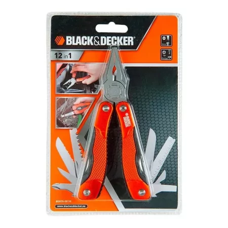 Kontrolsat - Multifunction Pliers 12 in 1 Black+Decker - BDHT0-28110