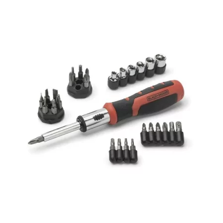 Kontrolsat - Black+Decker Ratchet Bit Set - 29 Pieces - BDHT0-62130