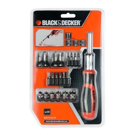 Kontrolsat - Black+Decker Ratchet Bit Set - 29 Pieces - BDHT0-62130
