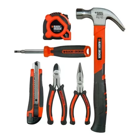 Kontrolsat - Black Decker 6 Tools Set BDHT0-71631 - Complete Practical Kit