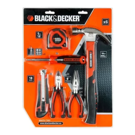 Kontrolsat - Black Decker 6 Tools Set BDHT0-71631 - Complete Practical Kit