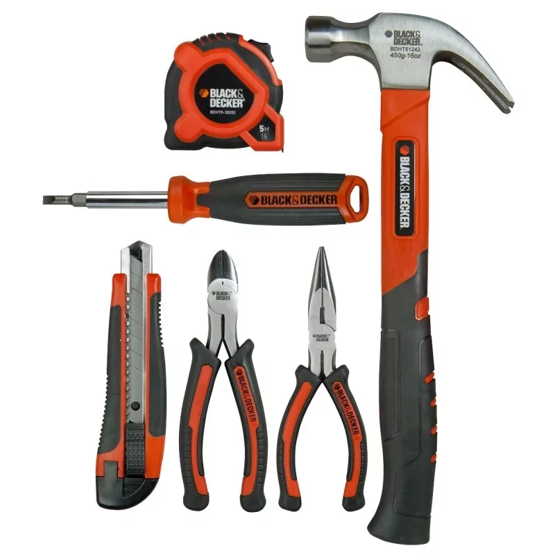 Kontrolsat - Black Decker 6 Tools Set BDHT0-71631 - Complete Practical Kit