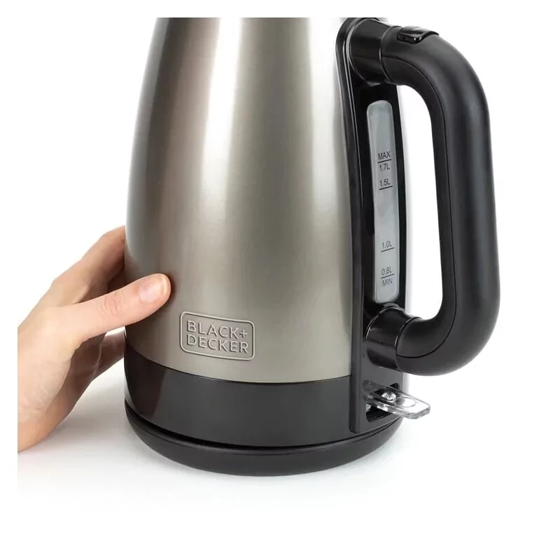 Kontrolsat - Jarro Eléctrico Black+Decker 2200W 1,7L - Inox - BXKE2201E