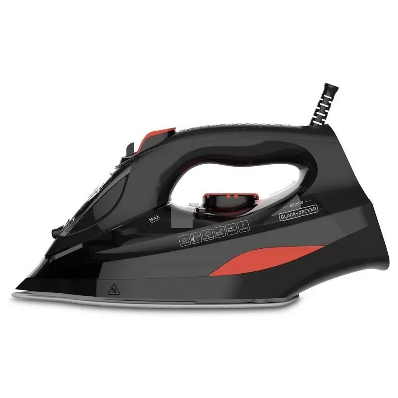 Kontrolsat - Ferro de Engomar Black & Decker - 3000W - Preto - BXIR3000E