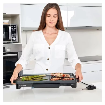 Kontrolsat - Black+Decker 2000W Mixed Plate Grill - 49x27cm - BXGD2200E