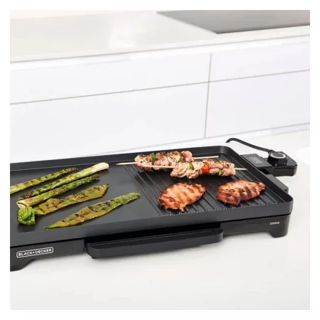 Kontrolsat - Black+Decker 2000W Mixed Plate Grill - 49x27cm - BXGD2200E