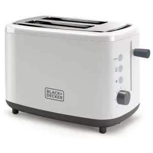 Kontrolsat - Black+Decker 820W Toaster - 2 Slots - 7 Levels - White - BXTO820E
