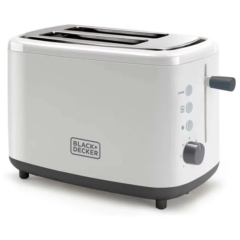 Kontrolsat - Torradeira Black+Decker 820W - 2 Fendas - 7 Níveis - Branca -BXTO820E Kontrolsat - Torradeira Black+Decker 820W - 2 Fendas - 7 Níveis - Branca -BXTO820E
