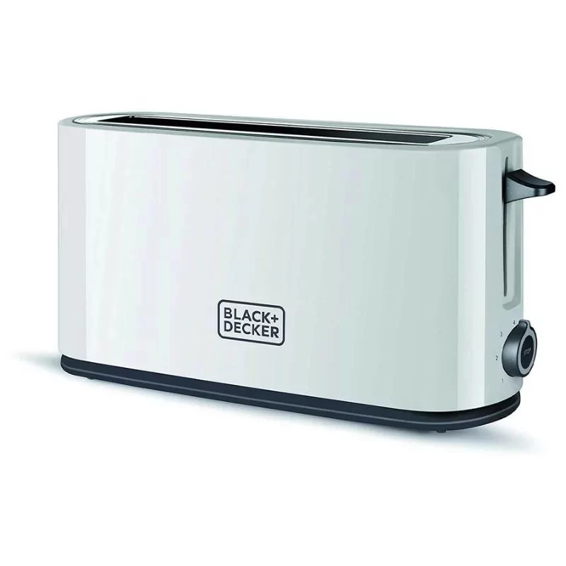Kontrolsat - Black+Decker 1-Slot Toaster - 1000W - 7 Levels - White - BXTO1001E