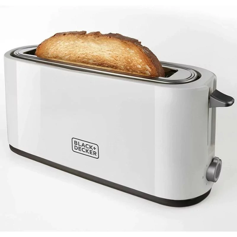 Kontrolsat - Black+Decker 1-Slot Toaster - 1000W - 7 Levels - White - BXTO1001E