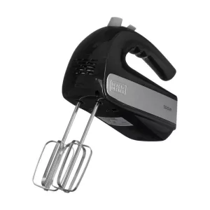 Kontrolsat - Batedeira Black+Decker 500W - 5 Velocidades Preto/Inox - BXMX500E