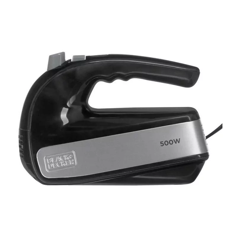 Kontrolsat - Batedeira Black+Decker 500W - 5 Velocidades Preto/Inox - BXMX500E
