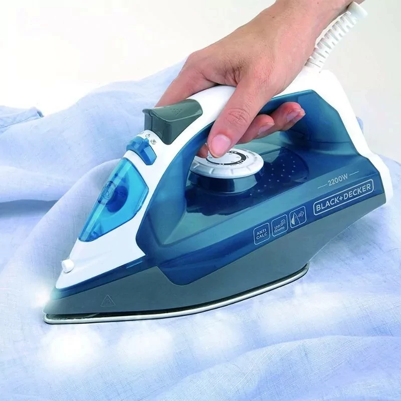 Kontrolsat - Black+Decker 2200W Steam Iron - Stainless Steel Base - BXIR2200E