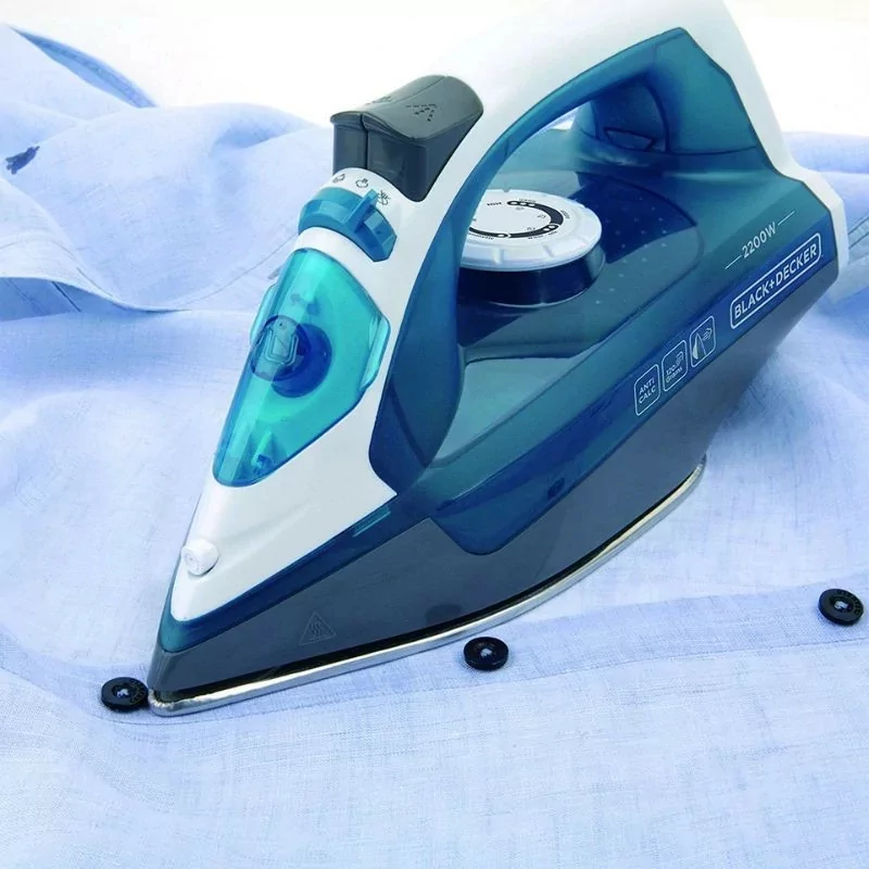 Kontrolsat - Black+Decker 2200W Steam Iron - Stainless Steel Base - BXIR2200E