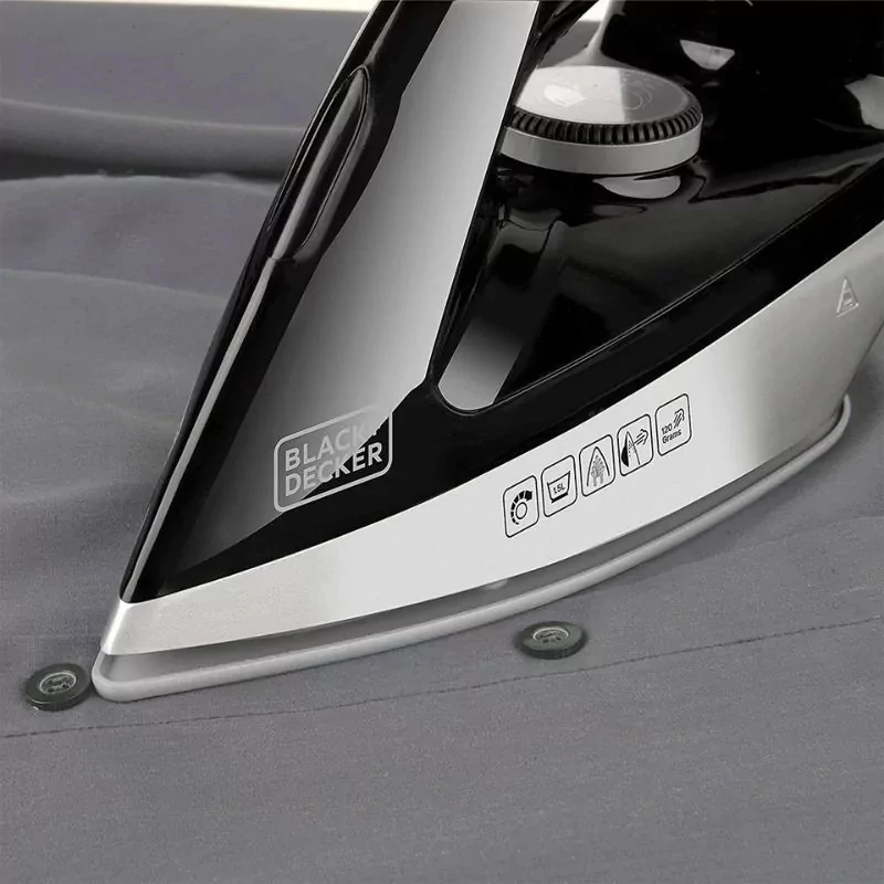 Kontrolsat - Black & Decker Steam Iron - 2200W - Black - BXSS2200E