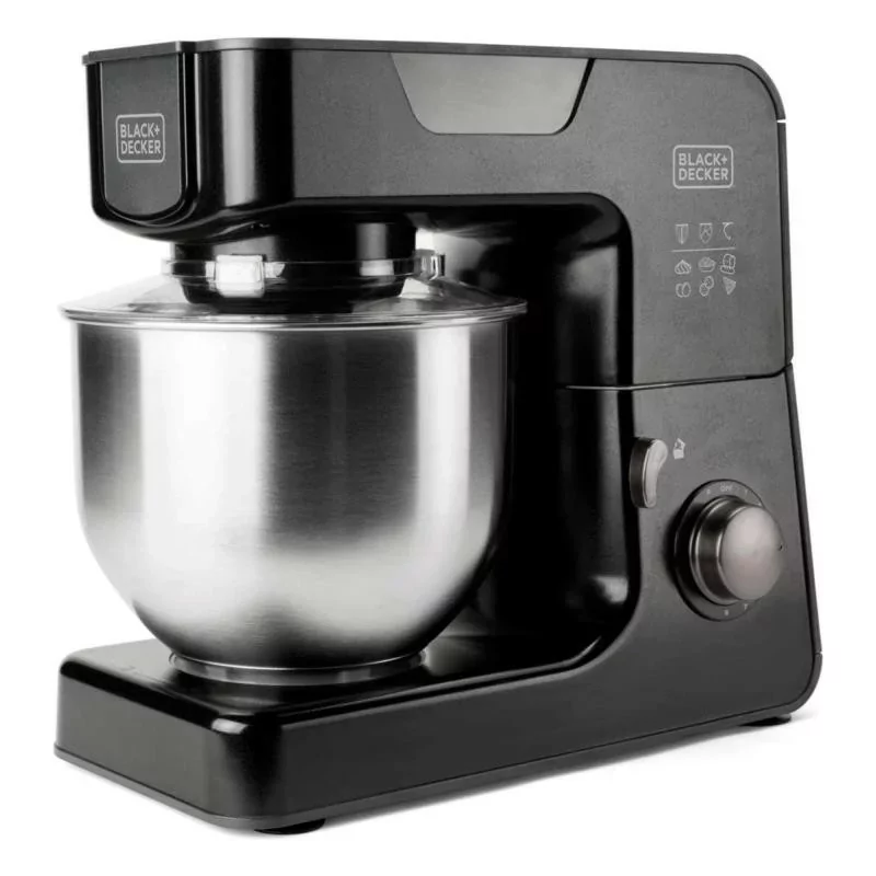 Kontrolsat - Batedeira Black+Decker 1000W - 5,2L - 8 Velocidades - BXKM1000E Kontrolsat - Batedeira Black+Decker 1000W - 5,2L - 8 Velocidades - BXKM1000E