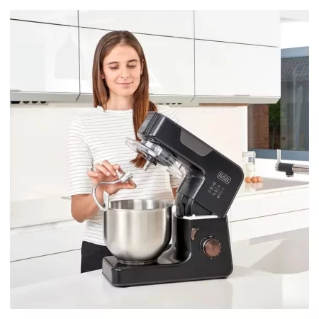 Kontrolsat - Black+Decker 1000W Stand Mixer - 5.2L - 8 Speeds - BXKM1000E