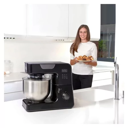 Kontrolsat - Black+Decker 1000W Stand Mixer - 5.2L - 8 Speeds - BXKM1000E
