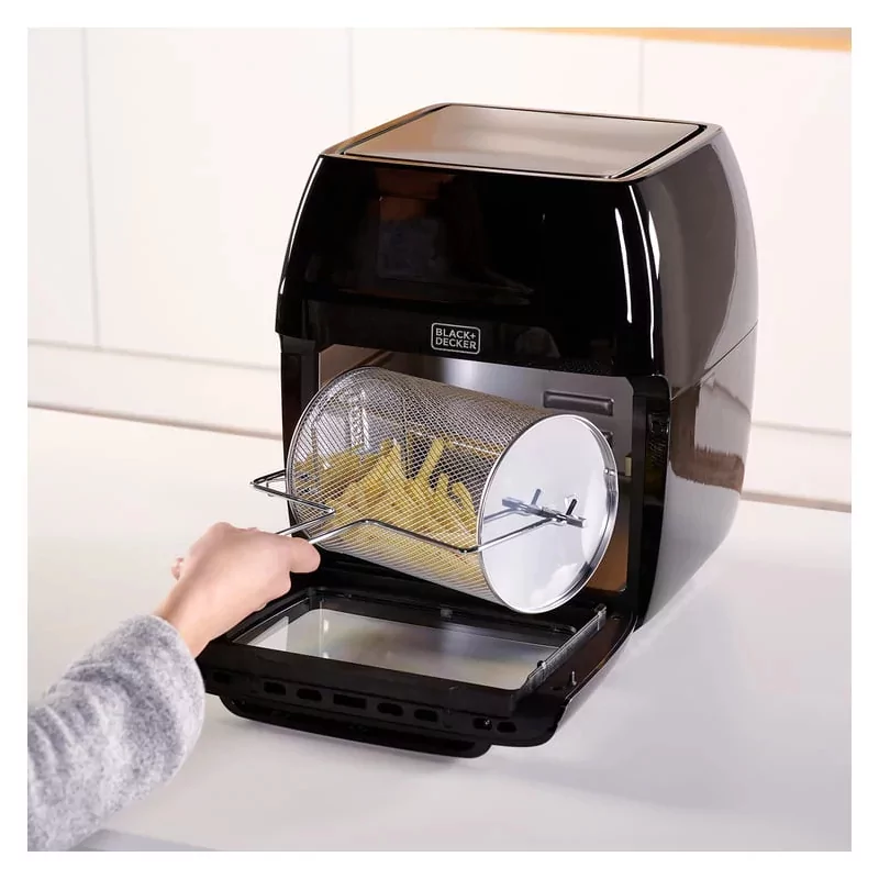 Kontrolsat - Air Fryer Oven Black&Decker 12L - 1700W 8 Programs - BXAFO1200E