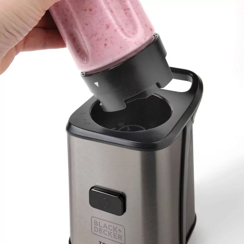 Kontrolsat - Liquidificadora Portátil Black+Decker 350W - 2 Copos 600ml - BXJBA350E
