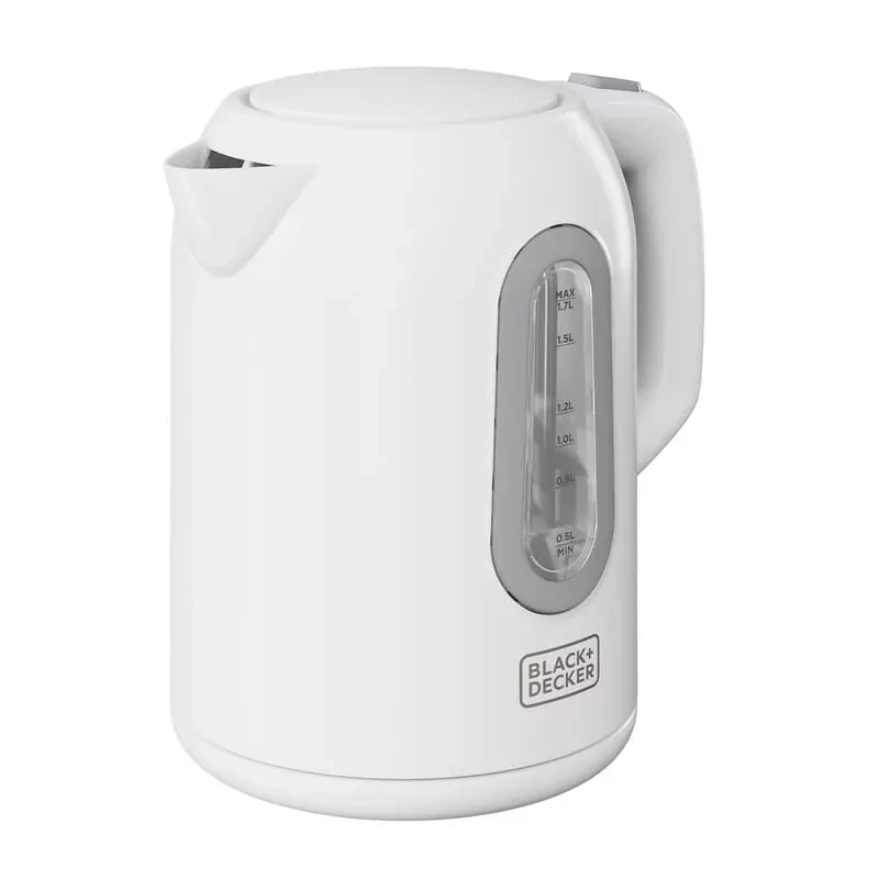 Kontrolsat - Black+Decker Electric Kettle 2200W 1.7L - White - BXKE2204E