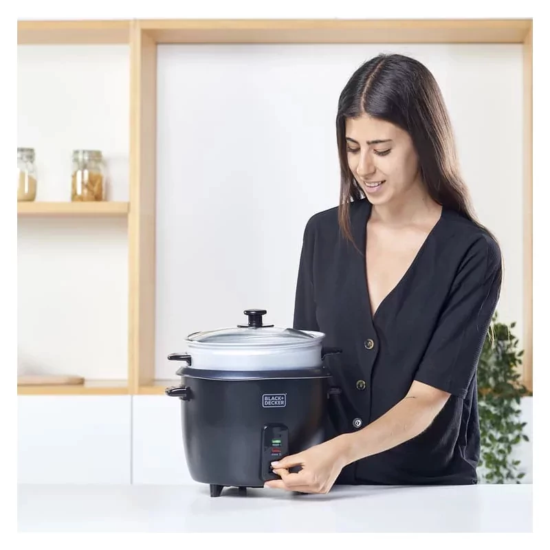 Kontrolsat - Black+Decker 700W 1.8L Electric Rice Cooker - BXRC1800E