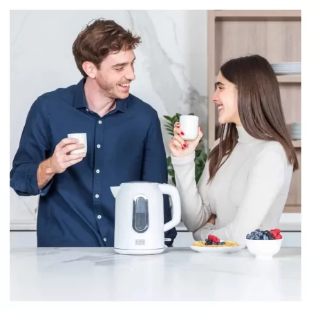Kontrolsat - Black+Decker Electric Kettle 2200W 1.7L - White - BXKE2204E Kontrolsat - Black+Decker Electric Kettle 2200W 1.7L - White - BXKE2204E