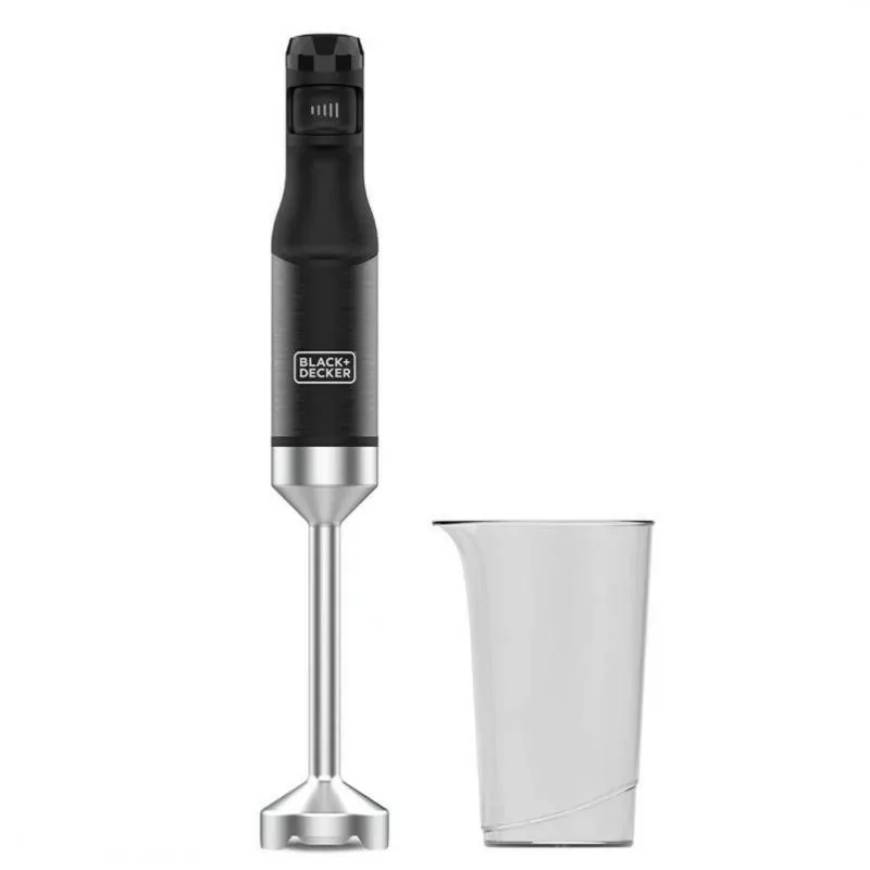 Kontrolsat - Varinha Mágica Black+Decker 1500W - Inox + Copo Medidor 0.7L - BXHB1501E