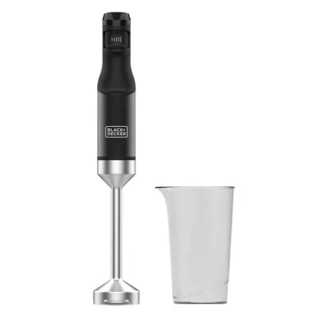Kontrolsat - Varinha Mágica Black+Decker 1500W - Inox + Copo Medidor 0.7L - BXHB1501E
