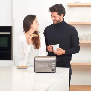 Kontrolsat - Torradeira Black+Decker 900W - 2 Fendas 7 Níveis - Inox - BXTO900E