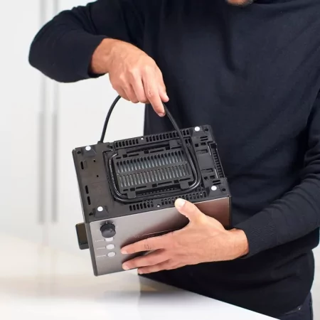 Kontrolsat - Torradeira Black+Decker 900W - 2 Fendas 7 Níveis - Inox - BXTO900E