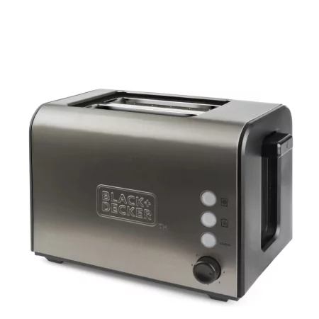 Kontrolsat - Torradeira Black+Decker 900W - 2 Fendas 7 Níveis - Inox - BXTO900E