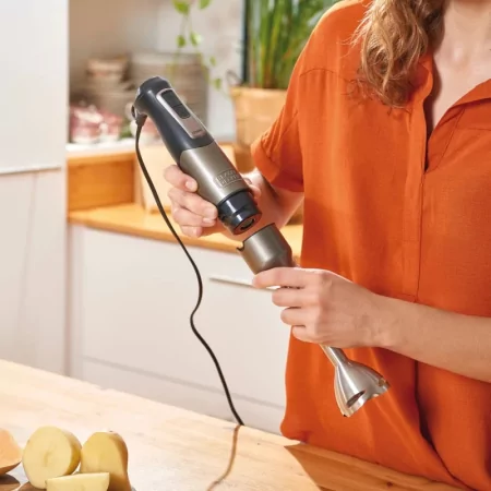 Kontrolsat - Black+Decker Magic Wand with Accessories 1200W - Stainless Steel - BXHBA1200E Kontrolsat - Black+Decker Magic Wand with Accessories 1200W - Stainless Steel - BXHBA1200E