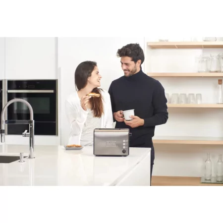 Kontrolsat - Torradeira Black+Decker 900W - 2 Fendas 7 Níveis - Inox - BXTO900E