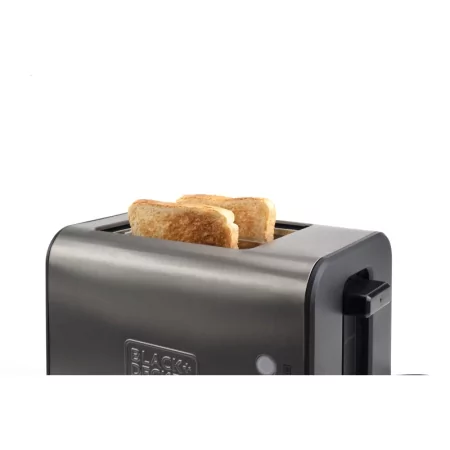Kontrolsat - Torradeira Black+Decker 900W - 2 Fendas 7 Níveis - Inox - BXTO900E