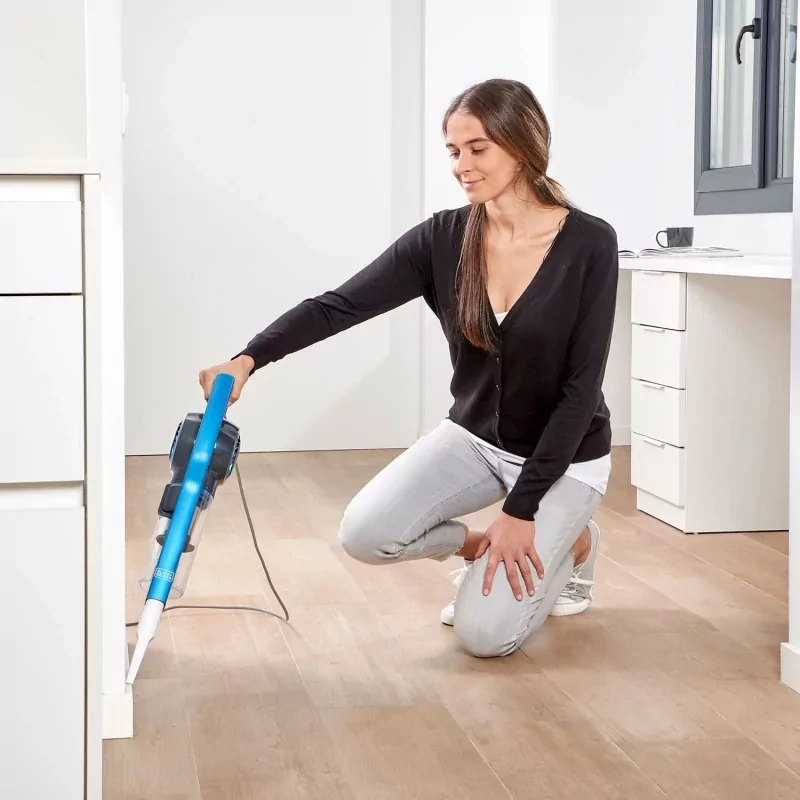 Kontrolsat - Black & Decker Upright Vacuum Cleaner - 600W - Blue - BXVMS-600-E