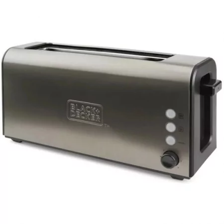 Kontrolsat - Torradeira Black+Decker 1000W - 1 Fenda Extra-Longa - 7 Níveis - Inox - BXTO1000E 