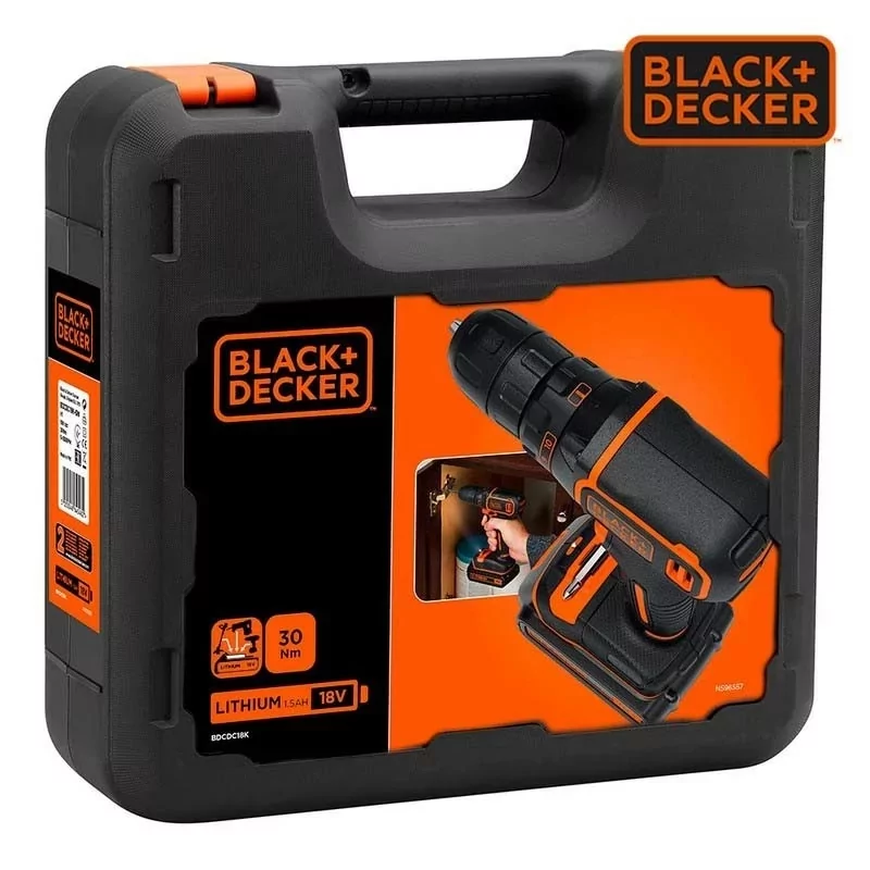 Kontrolsat - Berbequim Aparafusador Black&Decker - 18V - BDCDC18K-QW