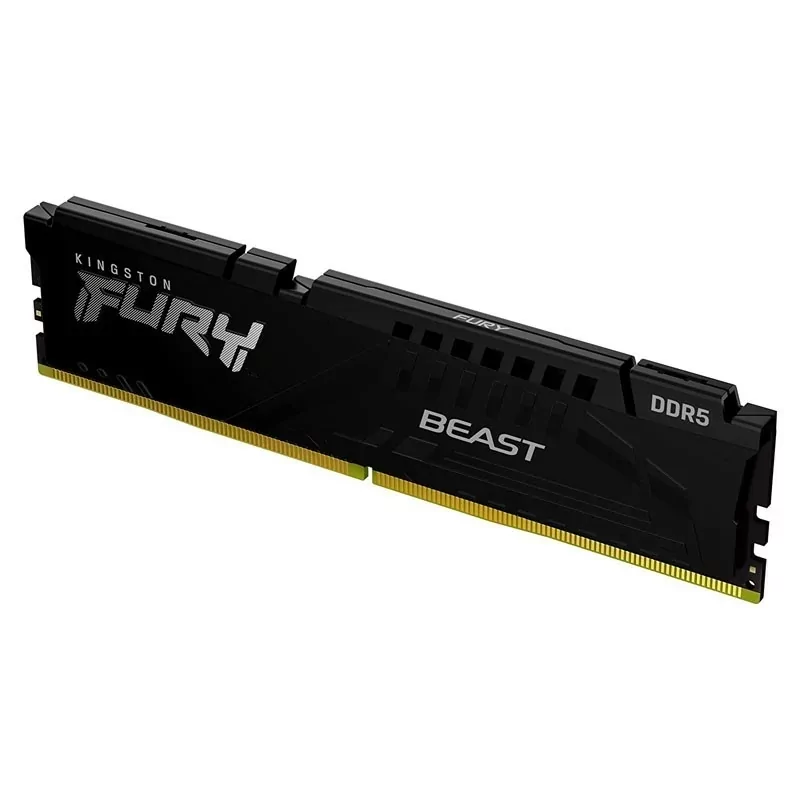 Kontrolsat - Memória RAM Kingston Fury Beast 16GB (1x16GB) DDR5-6000MHz CL40 Preta - KF560C40BB-16