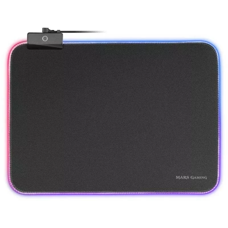 Kontrolsat - Tapete de Rato Mars Gaming - RGB - Preto - MMPRGBL