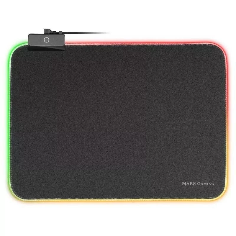 Kontrolsat - Tapete de Rato Mars Gaming - RGB - Preto - MMPRGBL