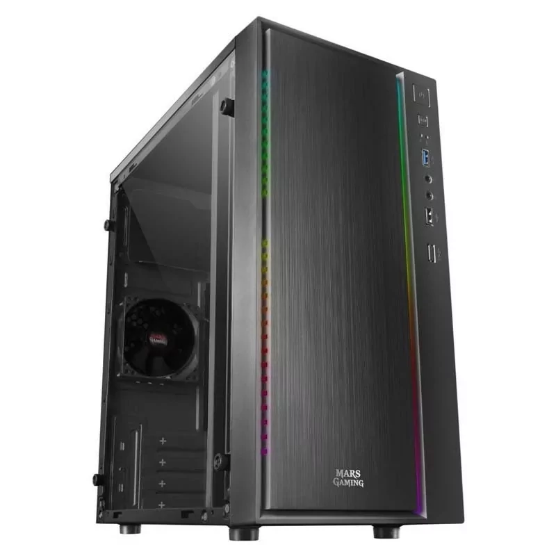 Kontrolsat - Caixa Mars Gaming - Micro-ATX - RGB - Preta - MCM