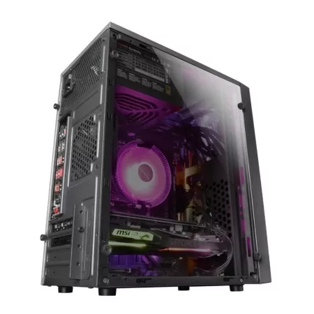 Kontrolsat - Caixa Mars Gaming - Micro-ATX - RGB - Preta - MCM
