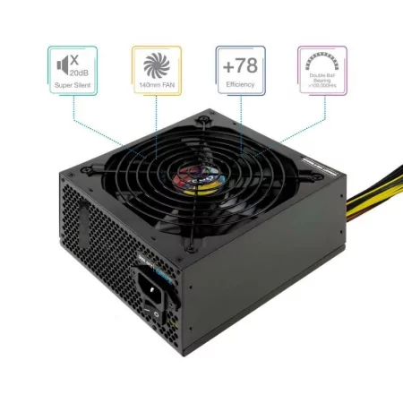 Kontrolsat - Fonte de Alimentação TooQ - ATX 650W - TQAPOLO-650SP Kontrolsat - Fonte de Alimentação TooQ - ATX 650W - TQAPOLO-650SP