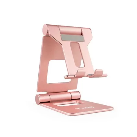 Kontrolsat - TooQ Adjustable Desk Stand - For Cell Phone / Tablet - 10" - Pink - PH-KEOPS-OCASO